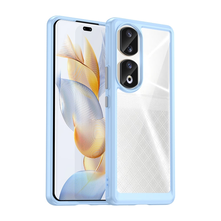 For Honor 80 Pro Colorful Series Acrylic Hybrid TPU Phone Case(Blue) - Honor Cases by PMC TechLife | Online Shopping South Africa | PMC TechLife | Buy Now Pay Later Mobicred