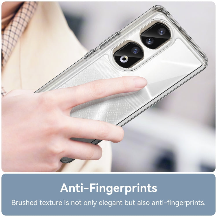 For Honor 80 Pro Colorful Series Acrylic Hybrid TPU Phone Case(Transparent) - Honor Cases by PMC TechLife | Online Shopping South Africa | PMC TechLife | Buy Now Pay Later Mobicred