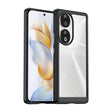For Honor 80 Colorful Series Acrylic Hybrid TPU Phone Case(Black) - Honor Cases by PMC TechLife | Online Shopping South Africa | PMC TechLife | Buy Now Pay Later Mobicred