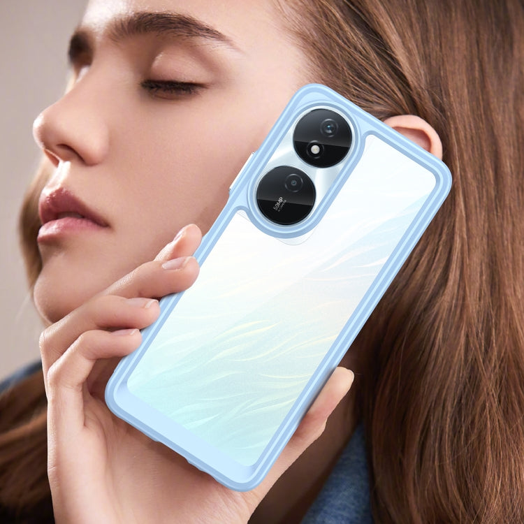 For Honor Play 50 Plus Colorful Series Acrylic Hybrid TPU Phone Case(Blue) - Honor Cases by PMC TechLife | Online Shopping South Africa | PMC TechLife | Buy Now Pay Later Mobicred