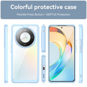 For Honor Magic6 Lite 5G Colorful Series Acrylic Hybrid TPU Phone Case(Blue)