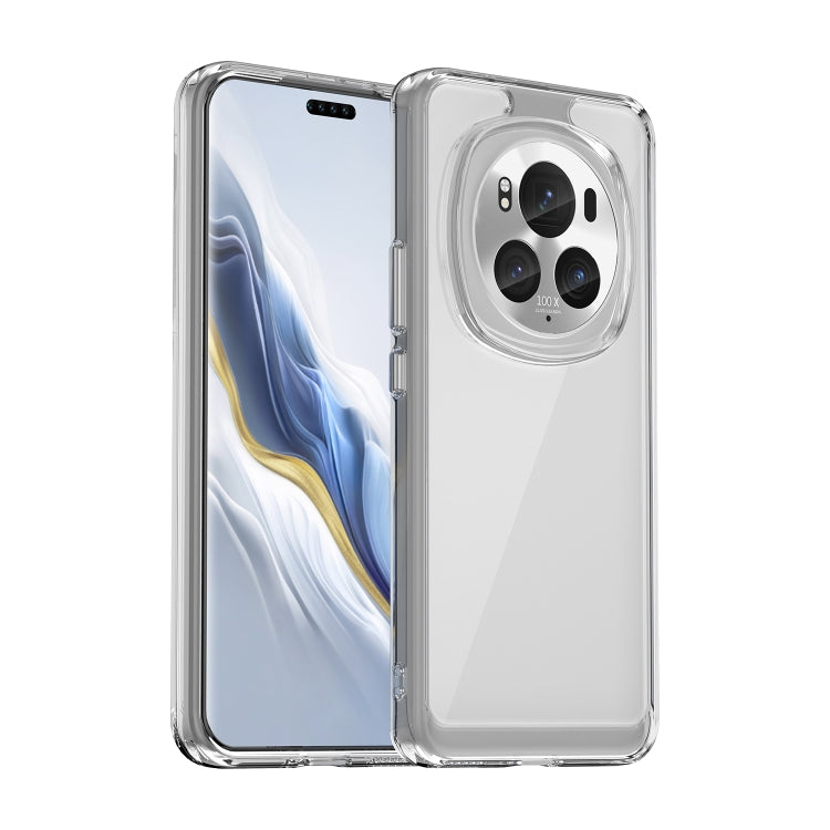 For Honor Magic6 Pro 5G Colorful Series Acrylic Hybrid TPU Phone Case(Transparent) - Honor Cases by PMC TechLife | Online Shopping South Africa | PMC TechLife | Buy Now Pay Later Mobicred