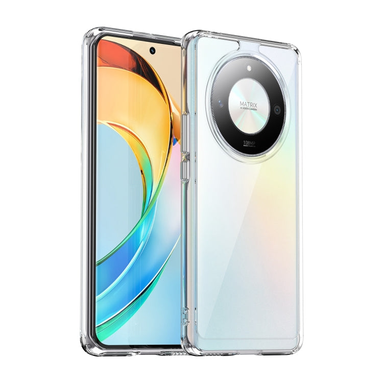 For Honor X50 Colorful Series Acrylic Hybrid TPU Phone Case(Transparent) - Honor Cases by PMC TechLife | Online Shopping South Africa | PMC TechLife | Buy Now Pay Later Mobicred