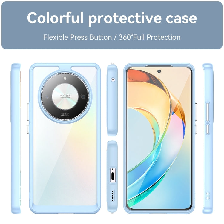 For Honor X50 Pro Colorful Series Acrylic Hybrid TPU Phone Case(Blue) - free shipping - PMC TechLife - Order now!