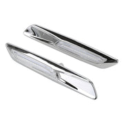 2 PCS Car Fender Light  LED Leaf Board Side DC12V / 1.7W for BMW, Yellow Light, Style:A