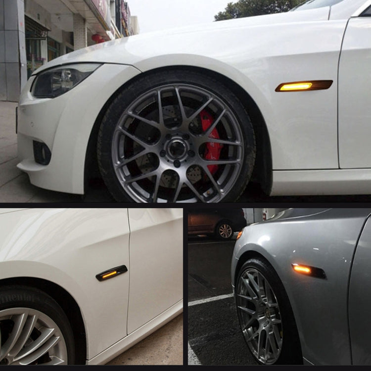 2 PCS Car Fender Light  LED Leaf Board Side DC12V / 1.7W for BMW, Yellow Light, Style:A - Arrow Turn Lights by PMC TechLife | Online Shopping South Africa | PMC TechLife | Buy Now Pay Later Mobicred