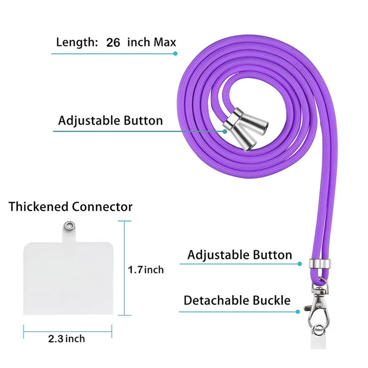For Google Pixel 9 / 9 Pro Electroplating IMD TPU Phone Case with Lanyard(Purple Flower) - Google Cases by PMC TechLife | Online Shopping South Africa | PMC TechLife | Buy Now Pay Later Mobicred