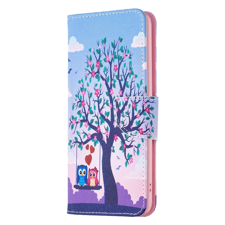 For iPhone 16 Pro Max Colored Drawing Pattern Flip Leather Phone Case(Owl) - iPhone 16 Pro Max Cases by PMC TechLife | Online Shopping South Africa | PMC TechLife | Buy Now Pay Later Mobicred