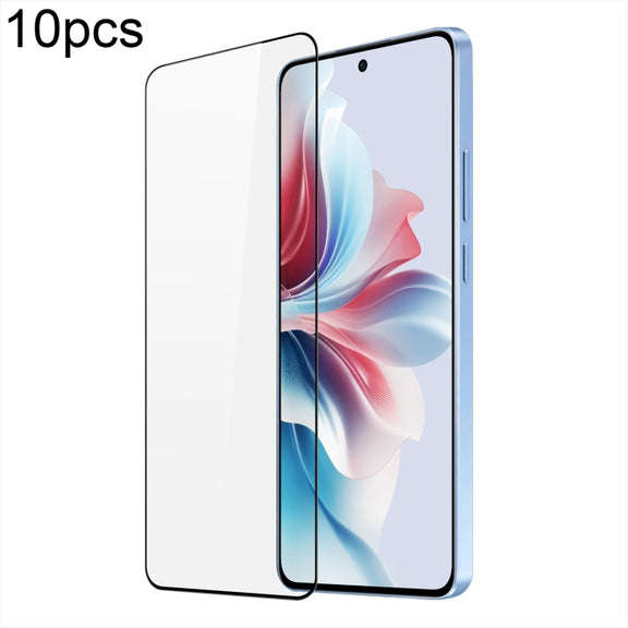 For OPPO Reno11 F 10pcs DUX DUCIS 0.33mm 9H Medium Alumina Tempered Glass Film