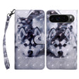 For Google Pixel 9 Pro 3D Painted Pattern Leather Phone Case(Husky) - Google Cases by PMC TechLife | Online Shopping South Africa | PMC TechLife | Buy Now Pay Later Mobicred