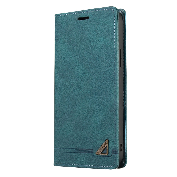 For Xiaomi Redmi Note 12 India/Poco X5 Skin Feel Anti-theft Brush Horizontal Flip Leather Case with Holder(Blue) - Xiaomi Cases by PMC TechLife | Online Shopping South Africa | PMC TechLife | Buy Now Pay Later Mobicred