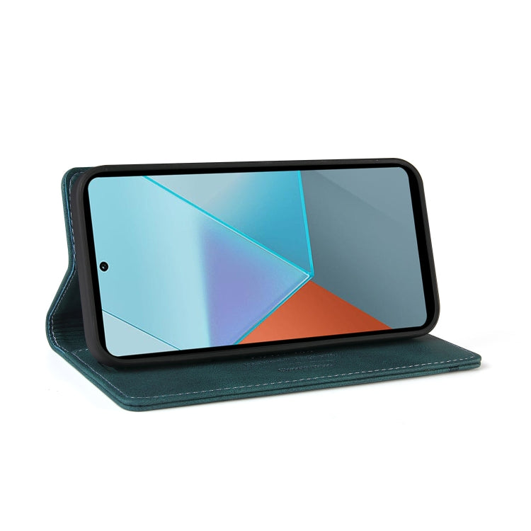 For Xiaomi Redmi Note 13 Pro 5G Skin Feel Anti-theft Brush Horizontal Flip Leather Case with Holder(Blue) - Note 13 Pro Cases by PMC TechLife | Online Shopping South Africa | PMC TechLife | Buy Now Pay Later Mobicred