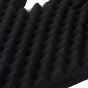 Single Sponge Wipe Black Hair Styling Gloves(Double-Sided)
