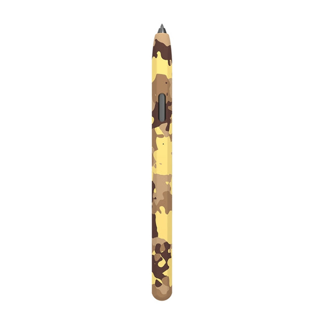 For Samsung Galaxy Tab S7 LOVE MEI Camouflage Silicone Protective Pen Case(Yellow)