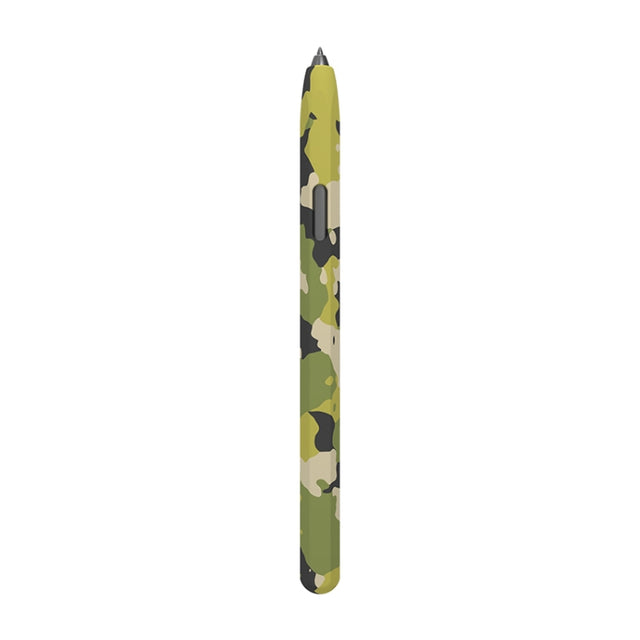 For Samsung Galaxy Tab S7 LOVE MEI Camouflage Silicone Protective Pen Case(Green)