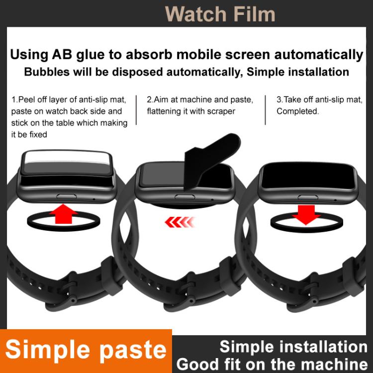 For Huawei Band 10 IMAK Plexiglass HD Watch Protective Film