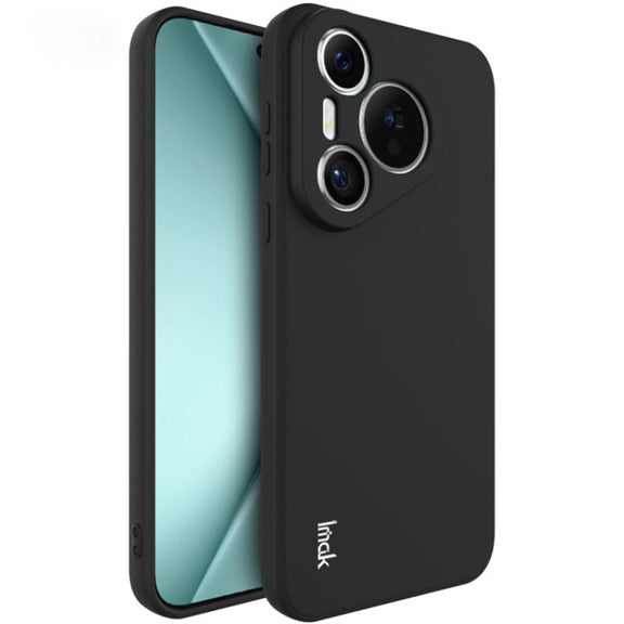 For Huawei Pura 70 imak UC-4 Series Straight Edge TPU Phone Case(Black)