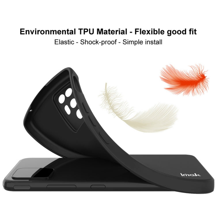 For Huawei Pura 70 imak UC-4 Series Straight Edge TPU Phone Case(Black) - Huawei Cases by PMC Jewellery | Online Shopping South Africa | PMC Jewellery | Buy Now Pay Later Mobicred