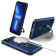 For iPhone 13 Pro Max MagSafe Magnetic Holder Phone Case(Blue) - iPhone 13 Pro Max Cases by PMC TechLife | Online Shopping South Africa | PMC TechLife