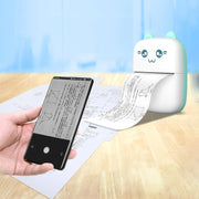 C9 Mini Bluetooth Wireless Thermal Printer With 5 Papers & 5 Sticker & 3 Color Papers(Blue)