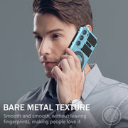For Samsung Galaxy S23+ 5G MagSafe Magnetic Holder Phone Case(Light Blue)