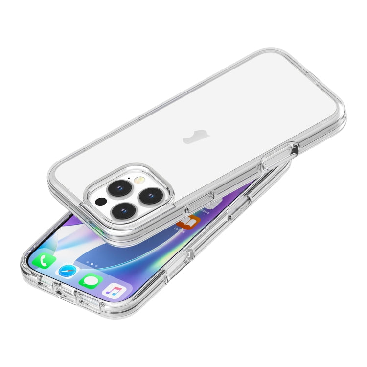 For iPhone 16 Pro Shockproof Terminator Transparent Phone Case(Transparent) - free shipping - PMC Jewellery - Order now!