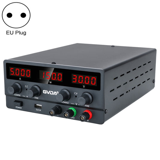GVDA  SPS-H605 60V-5A Adjustable Voltage Regulator, Specification:EU Plug(Black) - free shipping - PMC Jewellery - Order now!