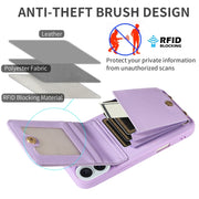 For iPhone 16 Plus Crossbody Lanyard Zipper Wallet Leather Phone Case(Purple)
