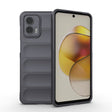 For Motorola Moto G73 5G Magic Shield TPU + Flannel Phone Case(Dark Grey) - Motorola Cases by PMC TechLife | Online Shopping South Africa | PMC TechLife | Buy Now Pay Later Mobicred