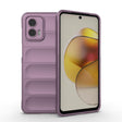 For Motorola Moto G73 5G Magic Shield TPU + Flannel Phone Case(Purple) - Motorola Cases by PMC TechLife | Online Shopping South Africa | PMC TechLife | Buy Now Pay Later Mobicred