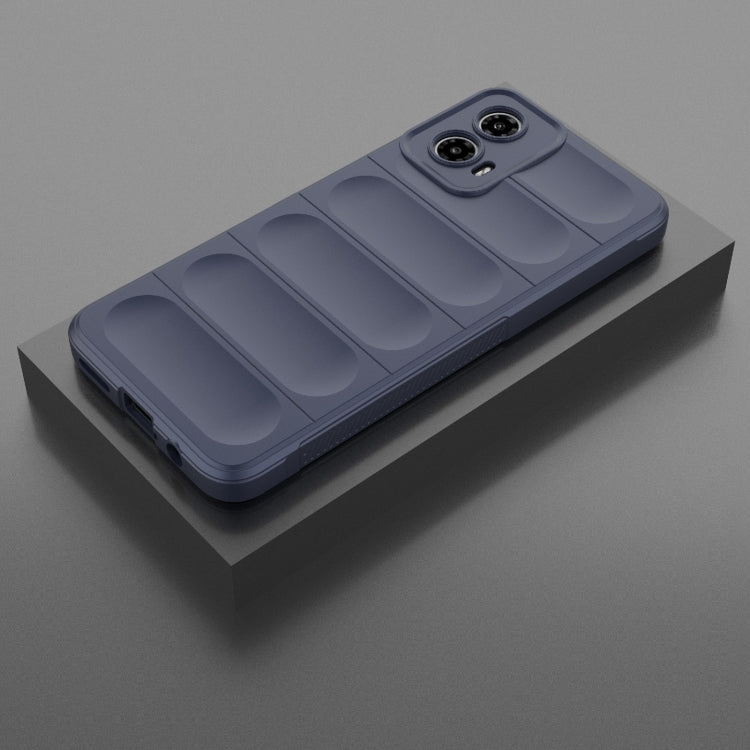 For Motorola Moto G34 5G Magic Shield TPU + Flannel Phone Case(Dark Blue) - free shipping - PMC TechLife - Order now!