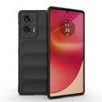 For Motorola Edge 50 Fusion 5G Global Magic Shield TPU + Flannel Phone Case(Black) - free shipping - PMC TechLife - Order now!