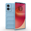 For Motorola Edge 50 Fusion 5G Global Magic Shield TPU + Flannel Phone Case(Light Blue) - free shipping - PMC TechLife - Order now!