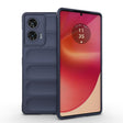 For Motorola Edge 50 Fusion 5G Global Magic Shield TPU + Flannel Phone Case(Dark Blue) - free shipping - PMC TechLife - Order now!