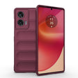 For Motorola Edge 50 Fusion 5G Global Magic Shield TPU + Flannel Phone Case(Wine Red) - free shipping - PMC TechLife - Order now!