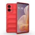 For Motorola Moto G85 5G Global Magic Shield TPU + Flannel Phone Case(Red) - free shipping - PMC TechLife - Order now!