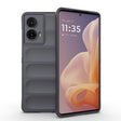 For Motorola Moto G85 5G Global Magic Shield TPU + Flannel Phone Case(Dark Grey) - free shipping - PMC TechLife - Order now!
