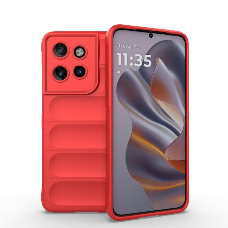 For Motorola Edge 50 Neo Magic Shield TPU + Flannel Phone Case(Red) - free shipping - PMC TechLife - Order now!