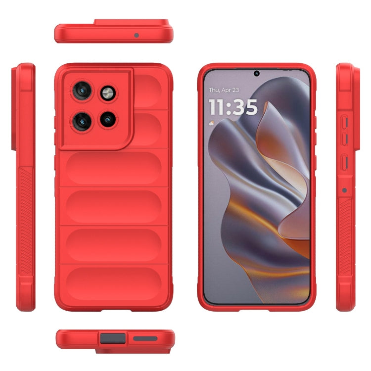 For Motorola Edge 50 Neo Magic Shield TPU + Flannel Phone Case(Red) - free shipping - PMC TechLife - Order now!