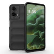 For Motorola Moto G35 5G Global Magic Shield TPU + Flannel Phone Case(Black) - free shipping - PMC TechLife - Order now!