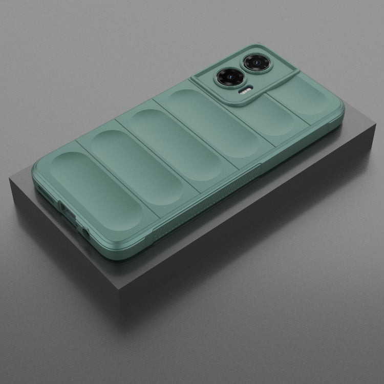 For Motorola Moto G35 5G Global Magic Shield TPU + Flannel Phone Case(Dark Green) - free shipping - PMC TechLife - Order now!