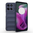 For Motorola Moto G15 4G Global Magic Shield TPU + Flannel Phone Case(Dark Blue) - free shipping - PMC TechLife - Order now!