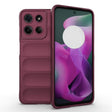 For Motorola Moto G15 4G Global Magic Shield TPU + Flannel Phone Case(Wine Red) - free shipping - PMC TechLife - Order now!
