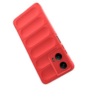 For Motorola Moto G24 4G Global Magic Shield TPU + Flannel Phone Case(White)