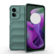 For Motorola Moto G55 5G Global Magic Shield TPU + Flannel Phone Case(Dark Green) - free shipping - PMC TechLife - Order now!