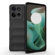 For Motorola Moto G75 5G Global Magic Shield TPU + Flannel Phone Case(Black) - free shipping - PMC TechLife - Order now!
