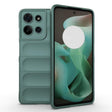 For Motorola Moto G75 5G Global Magic Shield TPU + Flannel Phone Case(Dark Green) - free shipping - PMC TechLife - Order now!