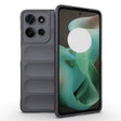 For Motorola Moto G75 5G Global Magic Shield TPU + Flannel Phone Case(Dark Grey) - free shipping - PMC TechLife - Order now!