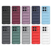 For Motorola Edge 60 Fusion 5G Global Magic Shield TPU + Flannel Phone Case(Black)
