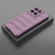 For Motorola Edge 60 Fusion 5G Global Magic Shield TPU + Flannel Phone Case(Purple)